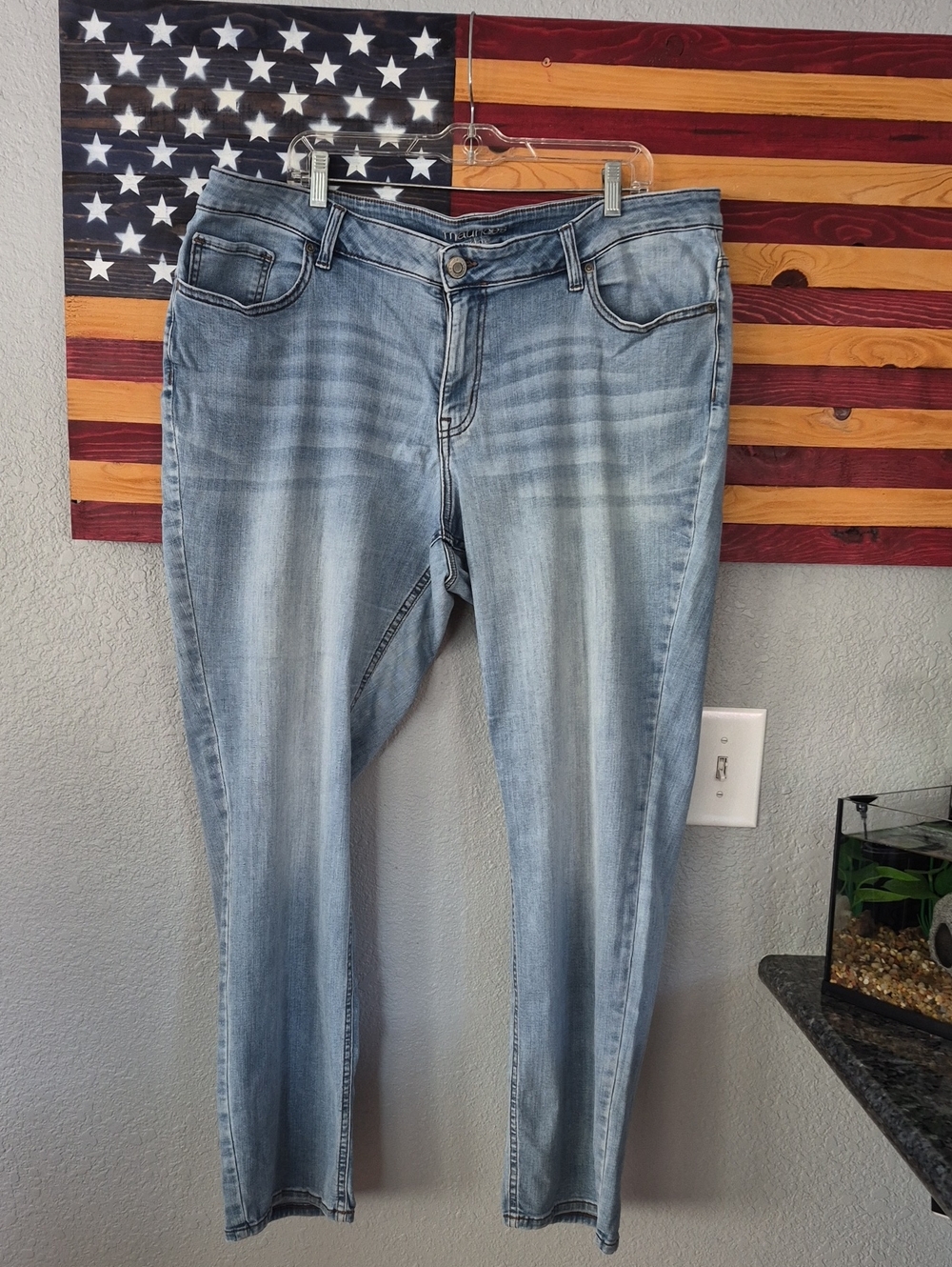Maurices Women’s Plus Size, Light Wash Stretch Jeans | Size 20W
